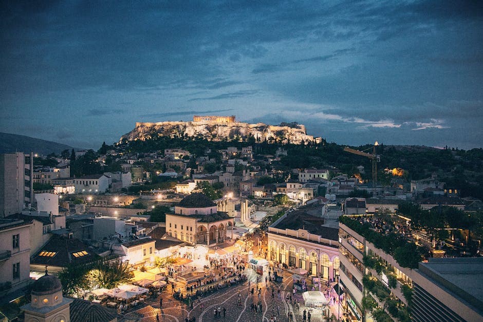athens acropolis skyline