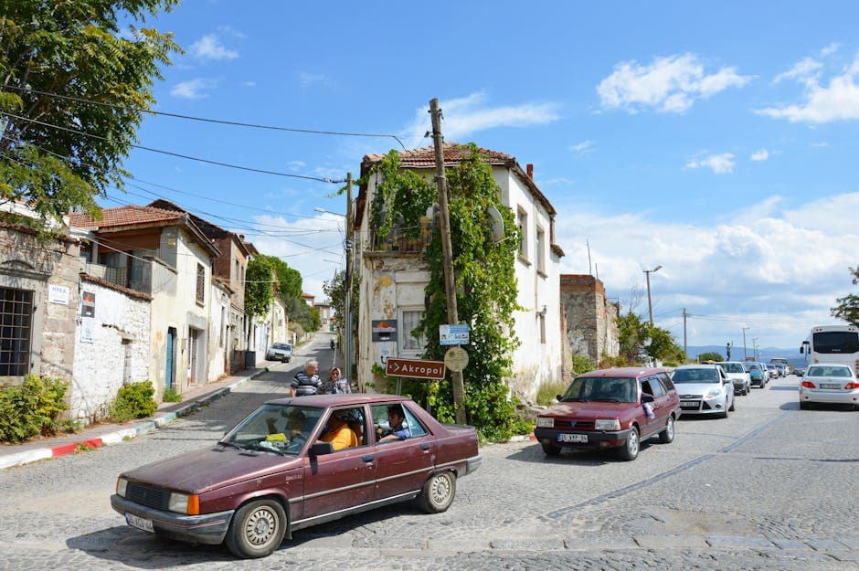 greek residential street