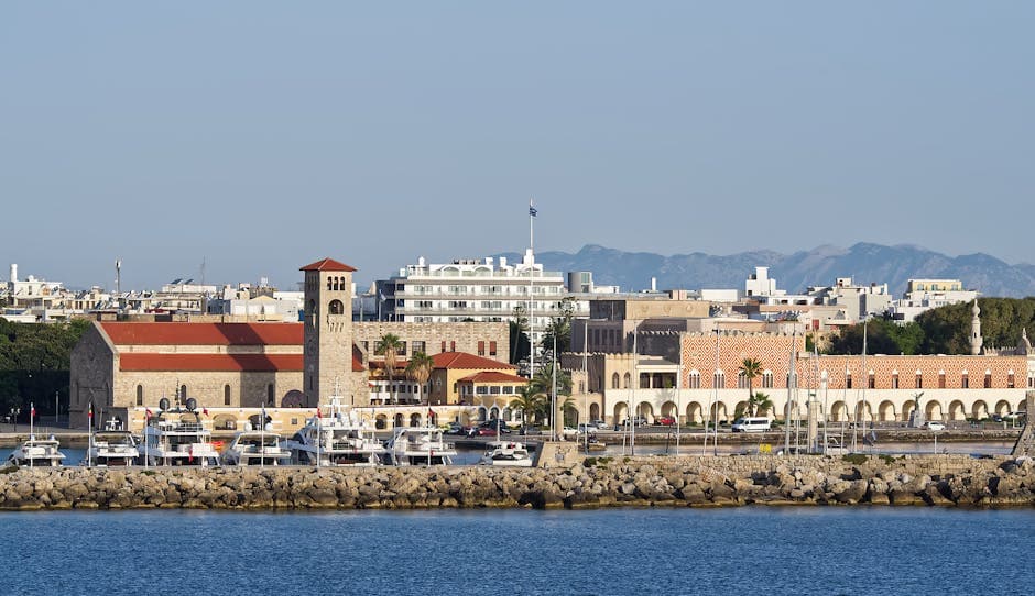 rhodes mandraki harbor