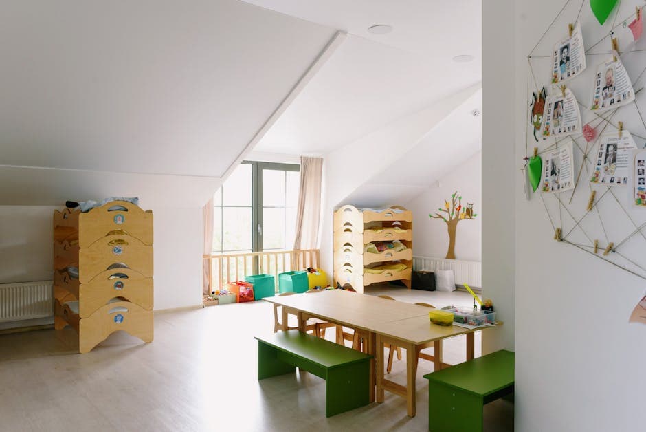 kindergarten classroom interior
